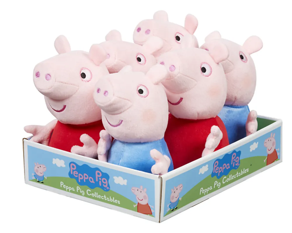 Bamse Peppa Gris 15cm assotert