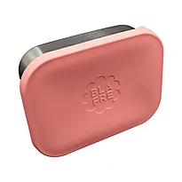 Matboks stål Blafre rosa silikonlokk