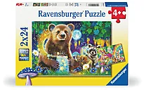 Puslespill 2x24 Venner i skogen