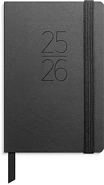 Studentkalender A7 myk sort