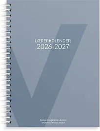 Lærerkalender A4 vg skole 26/27 blå