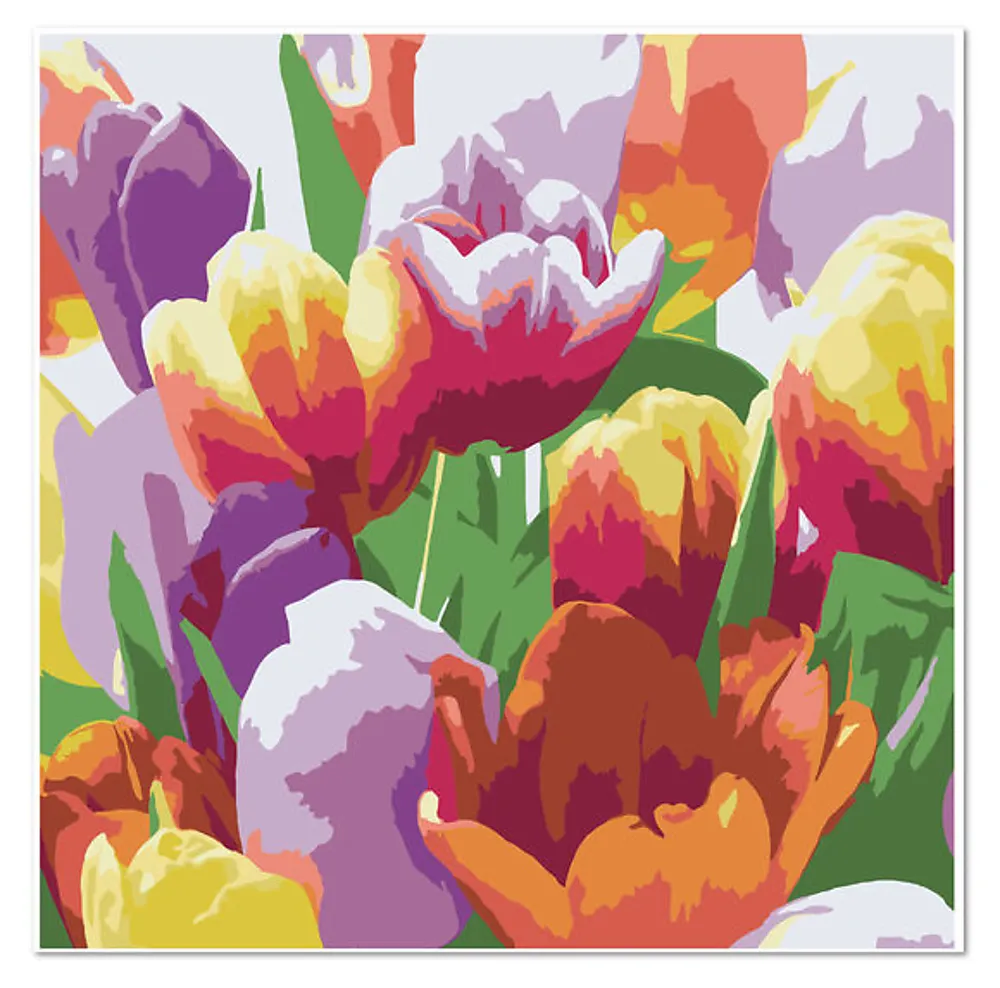 Bilde mal etter tall 20x20cm lerret
