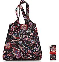 Handlenett mini maxi Black Paisley