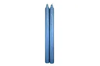 Kronelys 29cm støvblå
