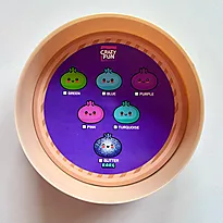 Klemmeleke Squishy Dumplings glitter ass