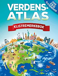 Aktivitetsbok verdensatlas klistremerker