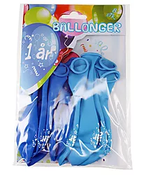 Ballonger 1 år 8pk blå