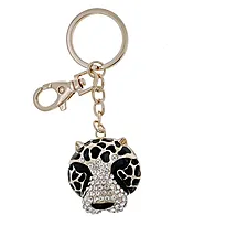 Nøkkelring bag charm leopard