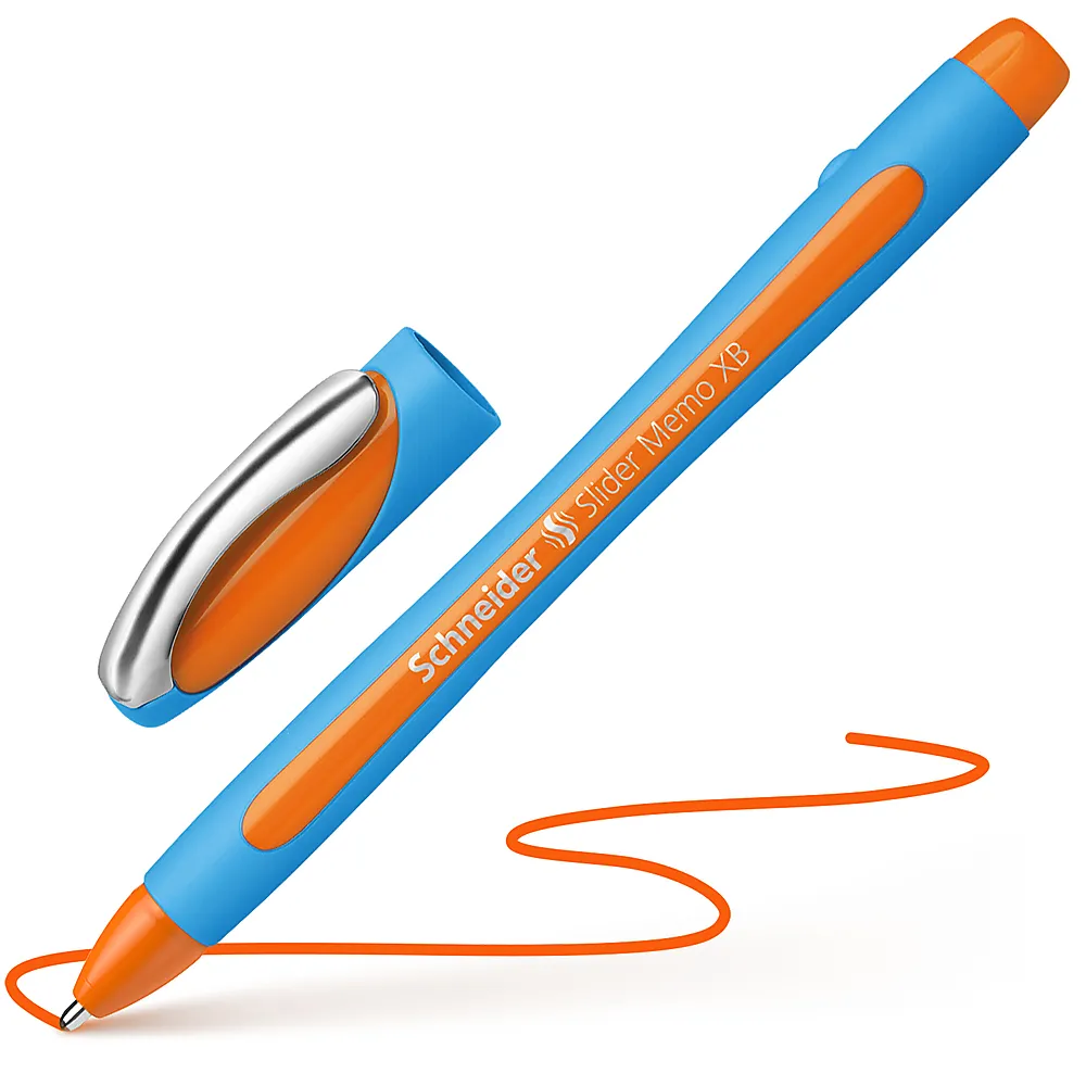 Kulepenn Slider Memo XB oransje
