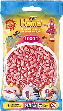 Perler Hama Midi 1000 stk rosa