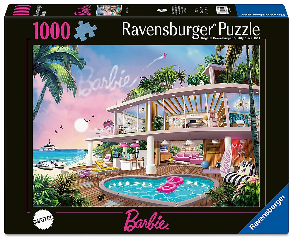 Puslespill 1000 Barbie, Malibu