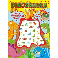Aktivitetsbok dinosaurer boblesticker