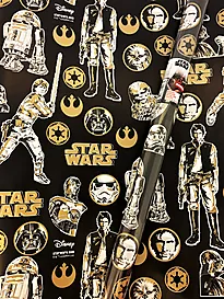 Bok-/gavepapir Disney Star wars 3x0,70M