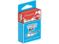 Kritt MAPED 10pk hvit