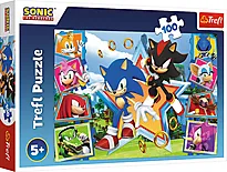 Puslespill 100 Trefl Møt Sonic