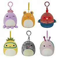 Bamse Squishmallows clip 9cm ses 15 ass