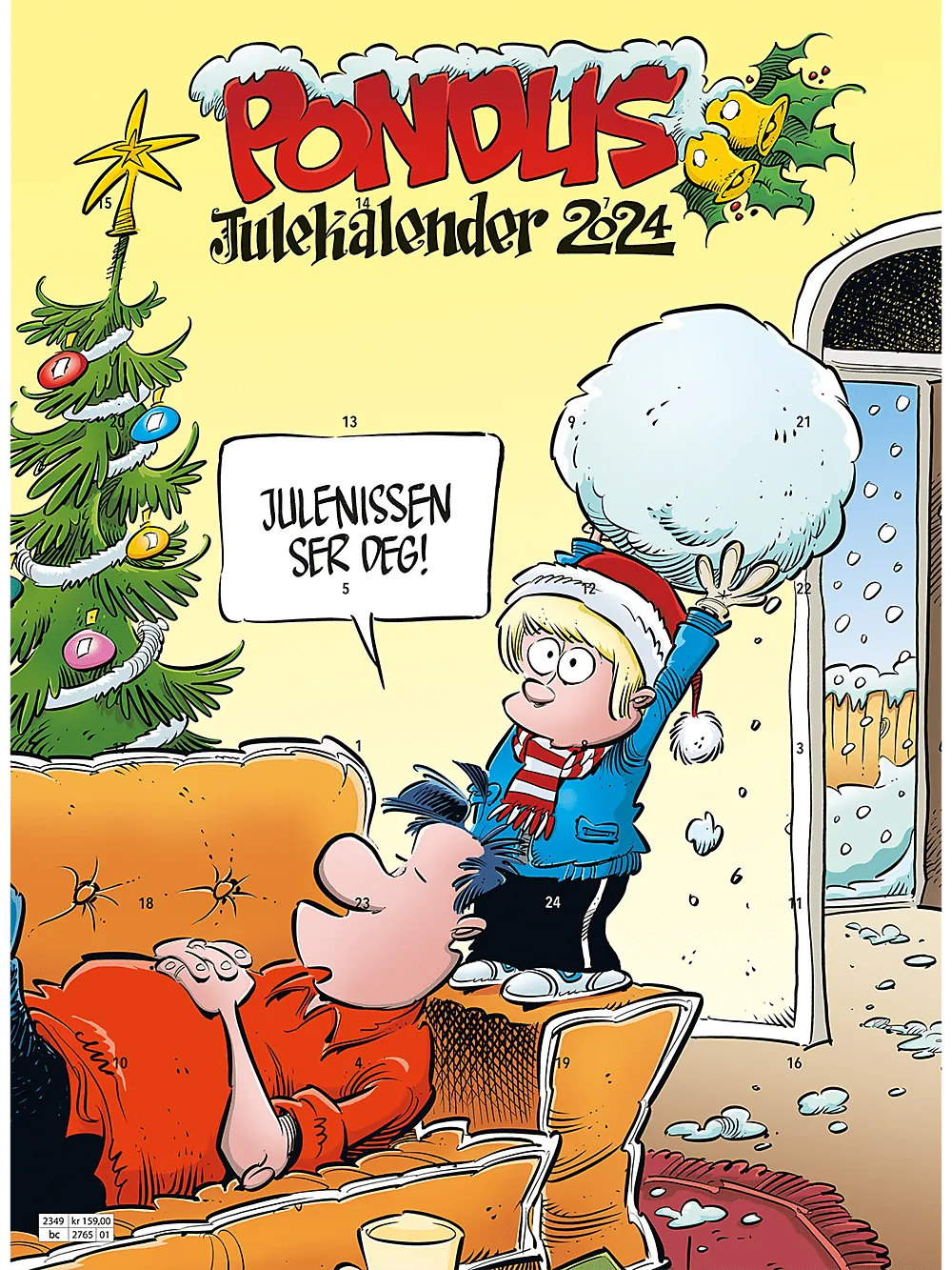 Pondus julekalender 2024 m/sjokolade