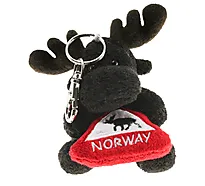 Nøkkelring elg m/trekantskilt