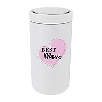 Termokopp hjerte Best mom rosa