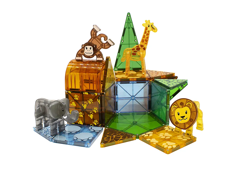 Byggesett MAGNA-TILES Safari Animals(25)