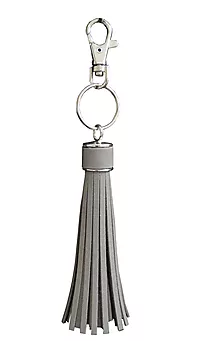 Refleks tassel sølv