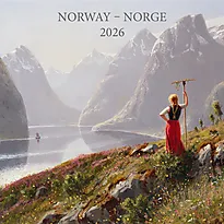 Kalender 2026 Baccara 30x30 Norsk kunst