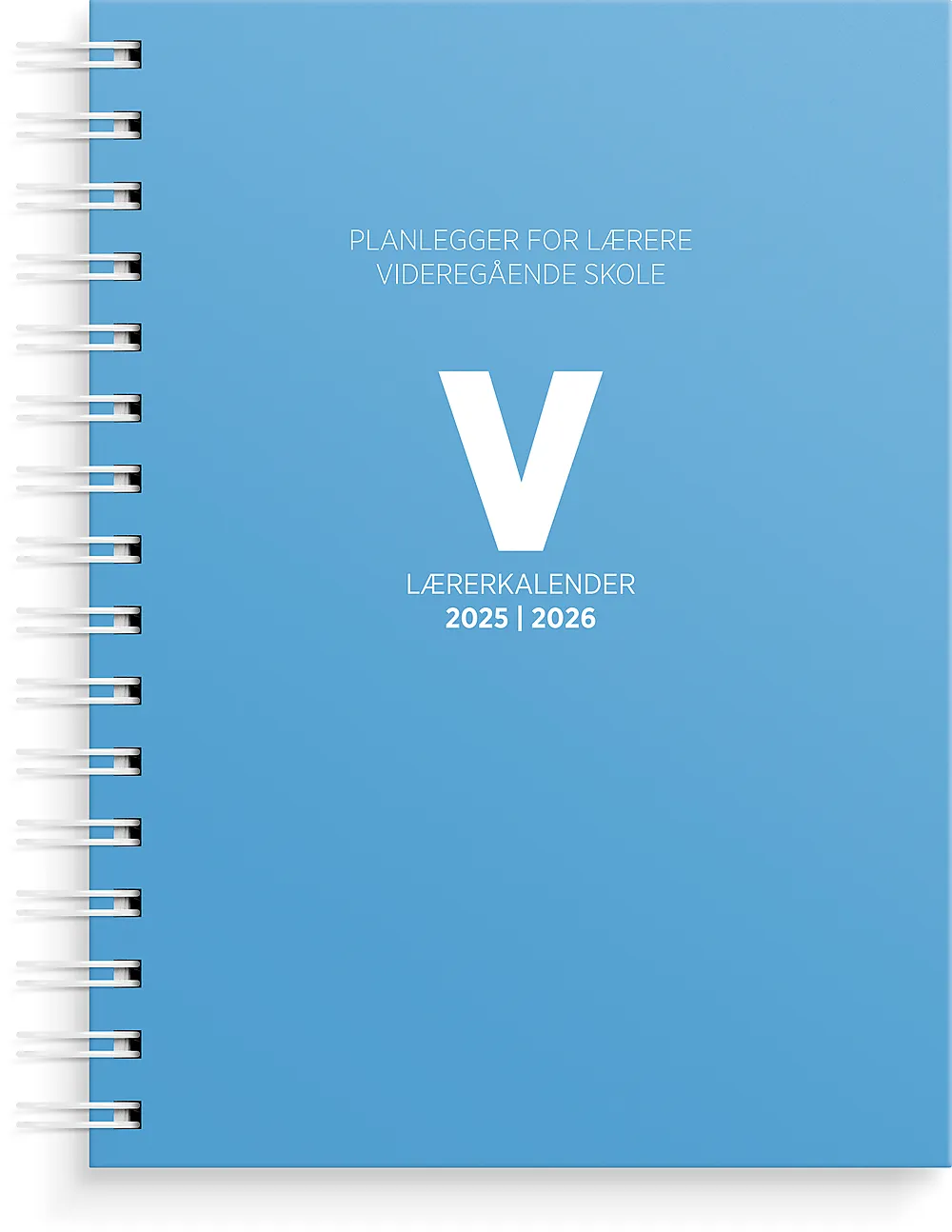 Lærerkalender A5 vg skole blå