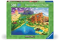 Puslespill 500 Minecrafts verden