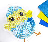 Mosaikk-kunst påske 3 stk