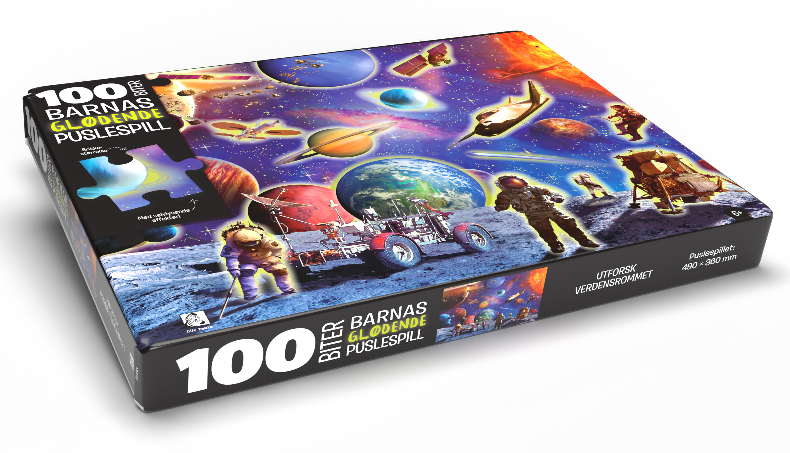 Puslespill verdensrommet 100 biter