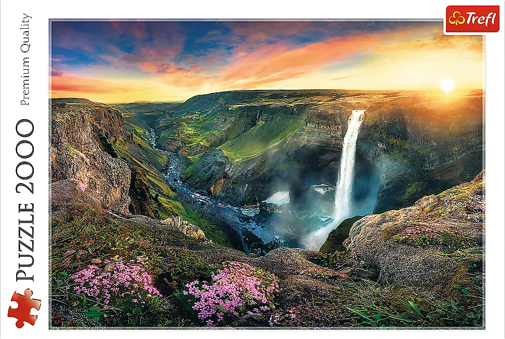 Puslespill 2000 Trefl Hàifoss, Island