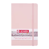 Skissebok m/strikk rosa 13x21cm