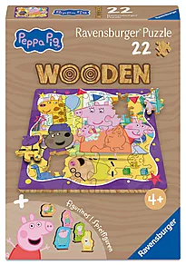 Puslespill 22 WOODEN Peppa Gris