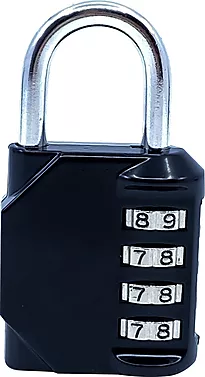 Hengelås med kode sort