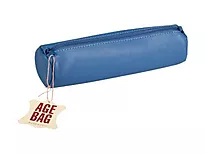 Pennal AGE BAG Ø6x21 cm skinn blå