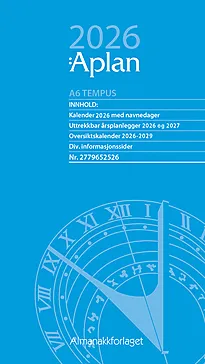 Aplan A6 Tempus dag årssett 2026