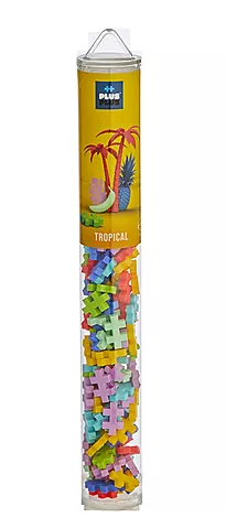 Byggesett Plus-Plus tropisk 100stk tube