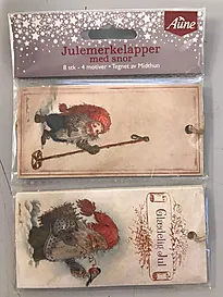 Merkelapper jul Midthun m/tråd nostalgi