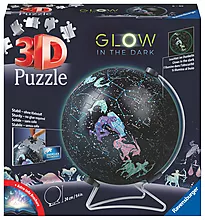 Puslespill 3D180 lysende stjernetegnglob
