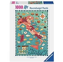 Puslespill 1000 Kart over Italia