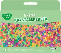 Hobbyeske med ekstra krystallperler