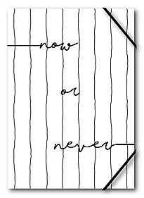 Strikkmappe A4 Now or never