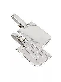 Baggasjetag Notis 6x9,5 cm marmor
