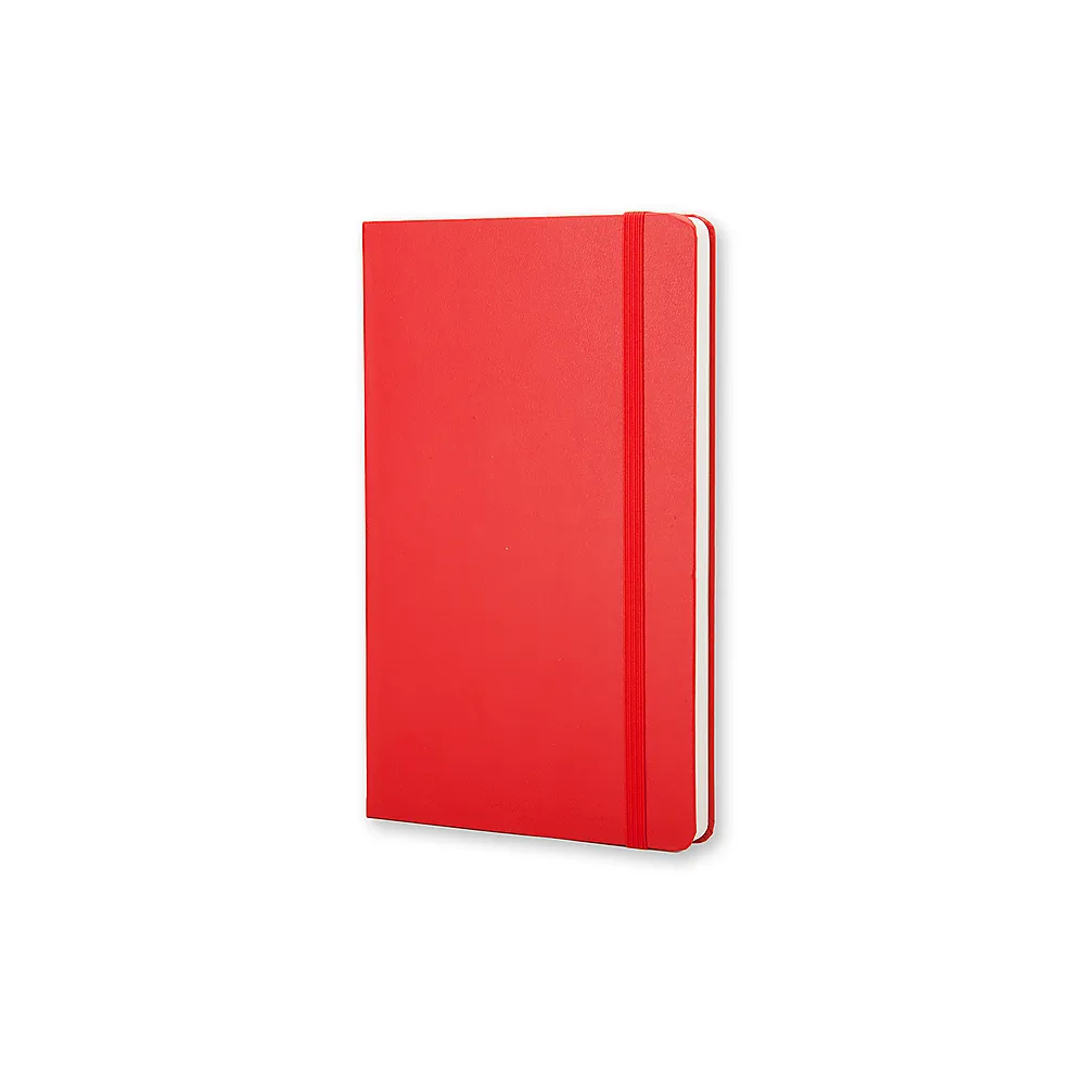 Notatbok Moleskine hard P blank rød