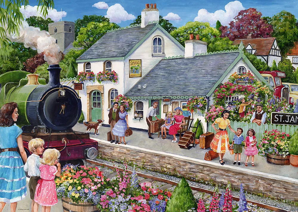 Puslespill 1000 Whistle Stop Cottage
