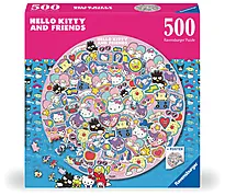 Puslespill 500 Hello Kitty Sirkel