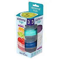 Snaksbokser To Go 3pk 130ml