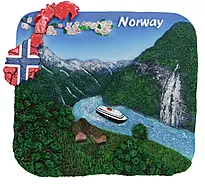 Magnet Norsk fjord