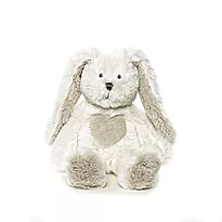 Bamse Teddykompaniet 24 cm kanin hvit