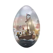 Påskeegg Mummi 15 cm Båten